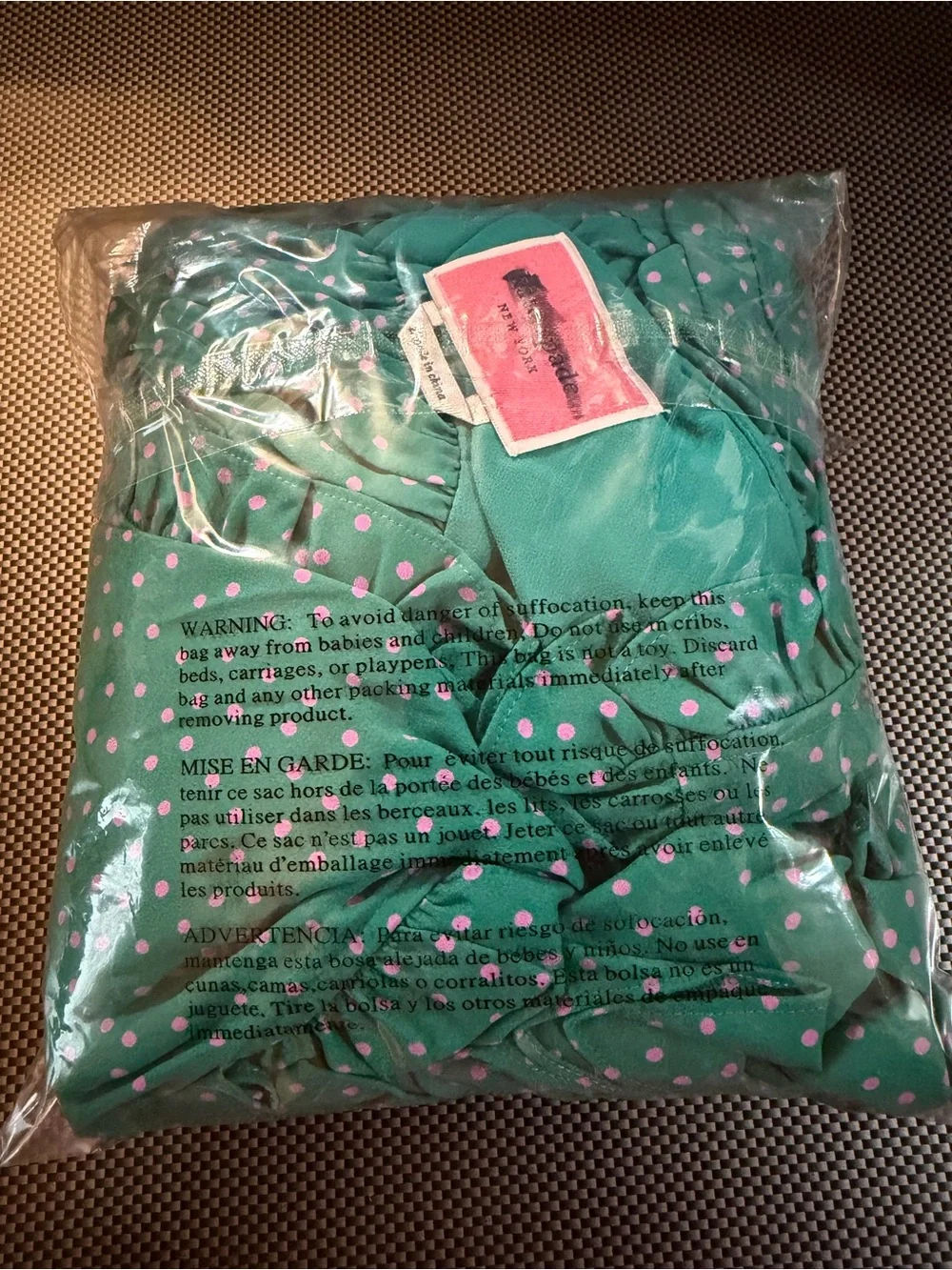 kate spade Teal Polka Dot Ruffle Wrap Midi Dress size 2